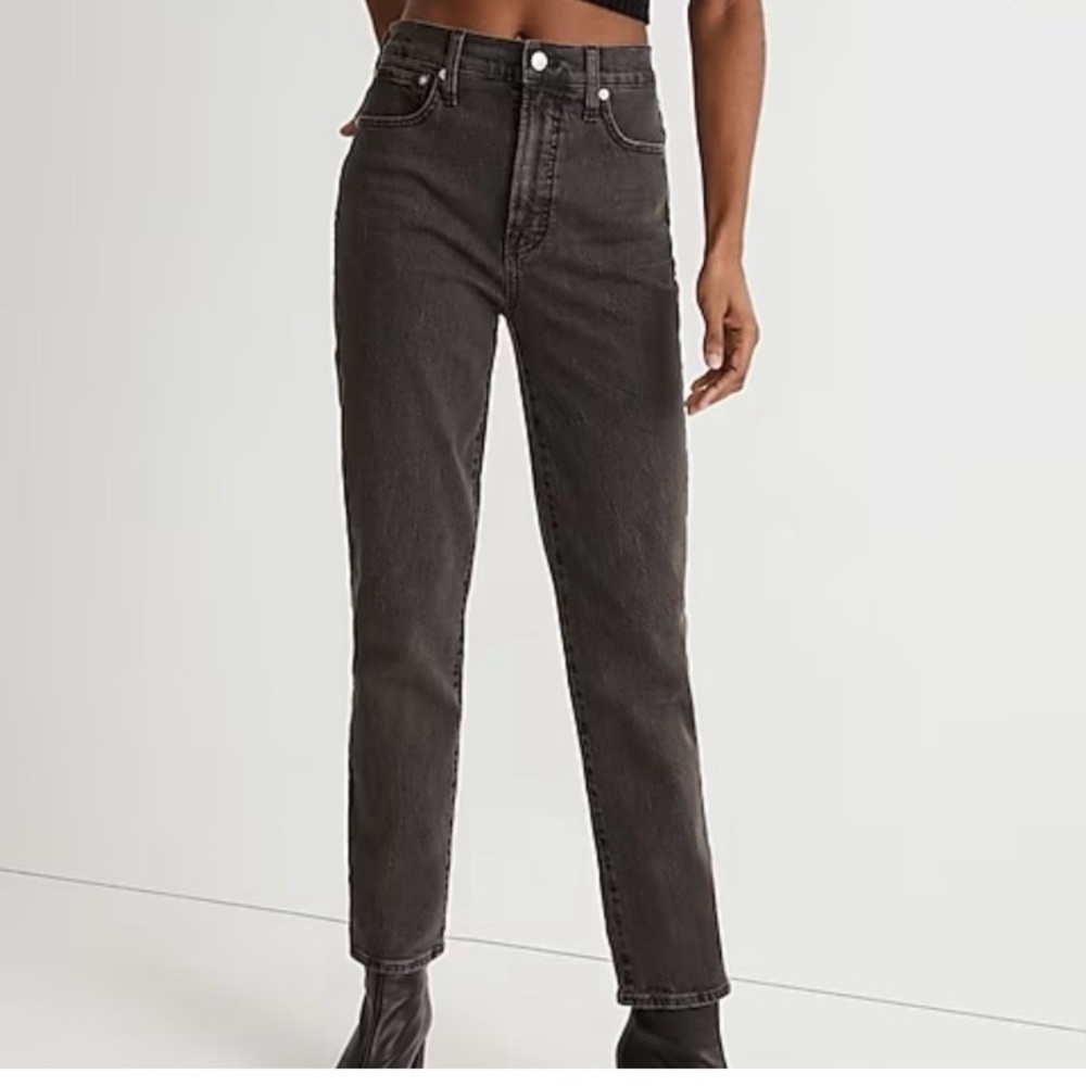 Madewell Perfect Vintage High Rise in Lunar Wash (Washed Black)